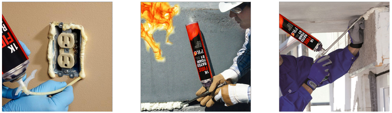 1k fire rated foam b1 application