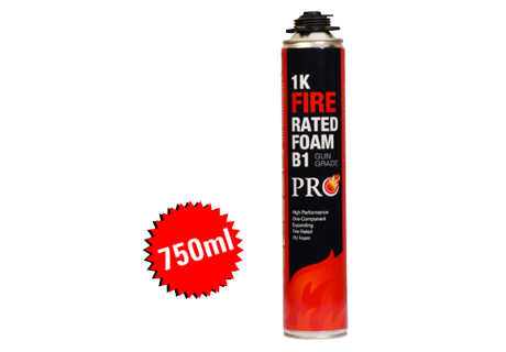 1K Fire Rated Foam B1 Gun Grade PRO