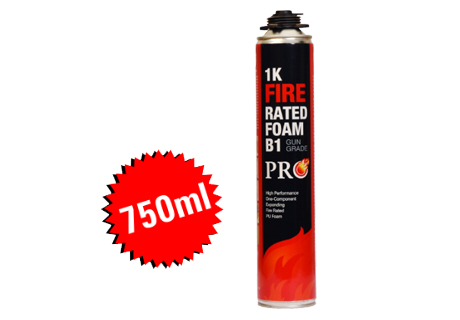 1K Fire Rated Foam B1 Gun Grade PRO