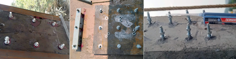 chemical anchor studs application